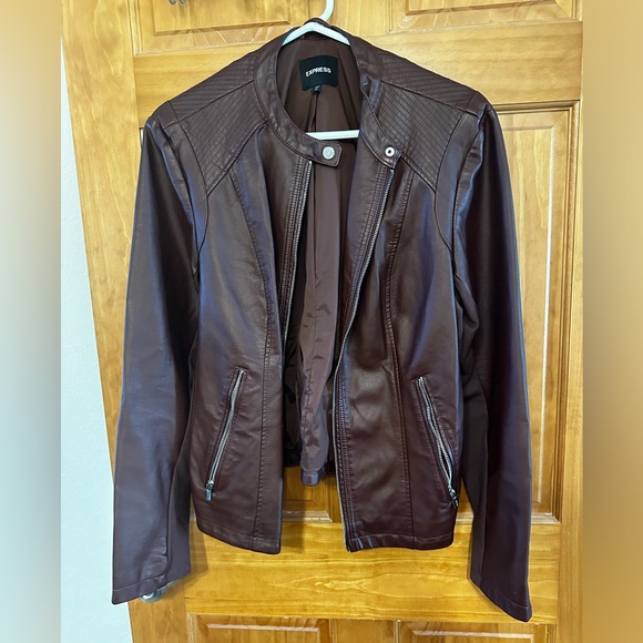 Express Minus the Leather Double Peplum Jacket - Picture 8 of 16